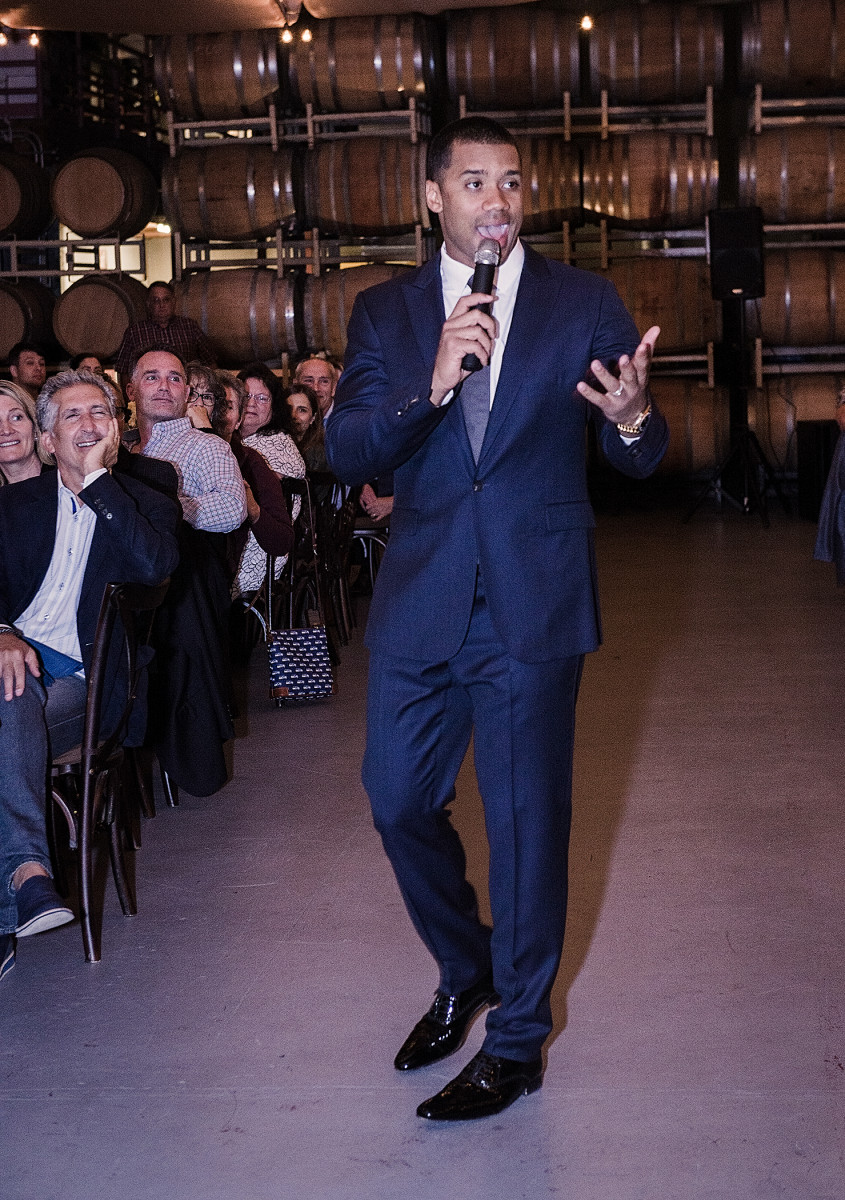 Alaska Airlines Russell Wilson Dinner held at Columbia Winery, Woodinville, WA