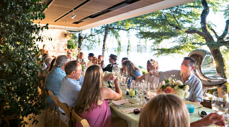 Auction Washington Wines Winemakers Dinner at Lakeside House Bash 2016