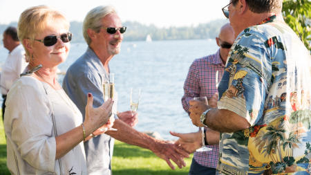 Auction Washington Wines Winemakers Dinner at Lakeside House Bash 2016