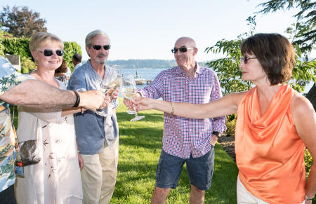 Auction Washington Wines Winemakers Dinner at Lakeside House Bash 2016