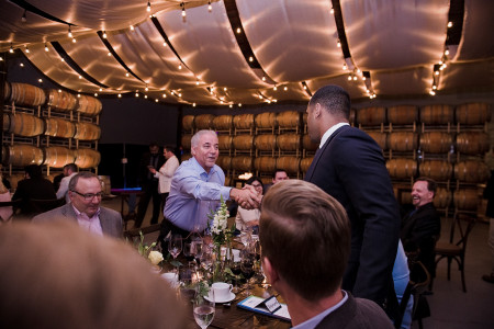 Alaska Airlines Russell Wilson Dinner held at Columbia Winery, Woodinville, WA