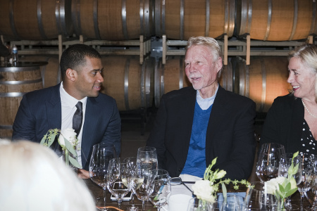 Alaska Airlines Russell Wilson Dinner held at Columbia Winery, Woodinville, WA